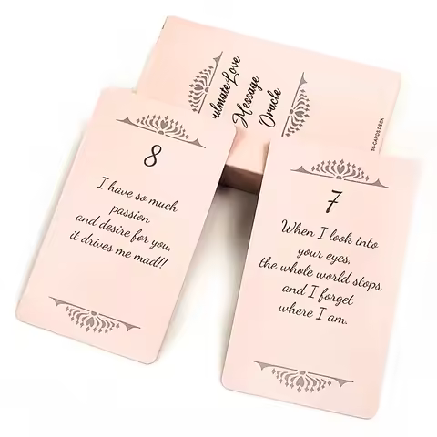 New Soulmate Love Message Oracle Deck A 56 Heartfelt Romance Cards For Twin Flame Readings Elegant P