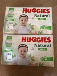 Huggies Natural 嬰兒紙尿片 M 48片