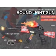 Ultimate Spider Man AK47 Super Poser Gun Sound & Light For Kids Toy Play