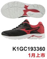 棒球世界全新Mizuno 美津濃 2020 WAVE RIDER 23 Jr 大童鞋 K1GC193360特價