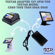 Yestab Adapter 12v 4pin for Yestab model C86D T86E T86H E86A E86D