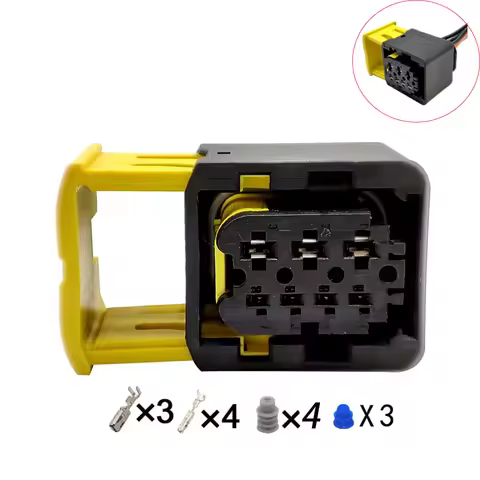 1/5/10 PCS DJ7073B-1.5 3.5-11 7Pin Automotive Connector With Wire Terminals 1-1703648-1/1-1 418480-1