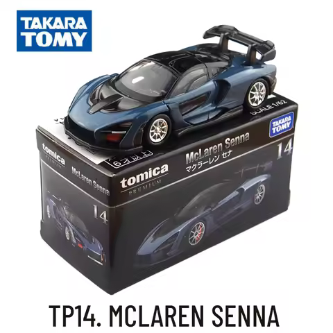 Takara Tomy Tomica Premium TP, MCLAREN SENNA Scale Car Model Replica Collection Xmas Gift Toys for B