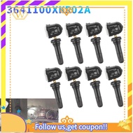 【W】8pcs Tire Pressure Sensor TPMS 3641100XKR02A 433MHz for  F5 F7 H6 H4 H7L  P8 VV5 VV6 VV7 17-20 Ca
