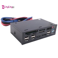 5.25 Inch Usb 3.0 Front Panel Pc Usb 3.0/2.0 Hub E-  Audio Multi Card Reader for Computer Case Optic