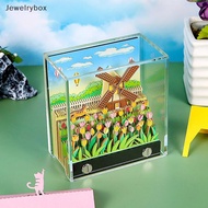 【JLB】 3D Calendar 2026 Unique Paper Sculpture Sticks,3D Notepad And Clock Art Desktop Calendar,2026 