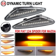 【quality assurance】Dynamic Led Side Marker Turn Signal Repeater Light for Mazda MX-5 Miata RX8 Mazda5 CW Premacy Mazda 6 atenza Fiat 124 Spider