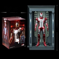 Iron Man Action Figure ชุด MK1-MK7 ของเล่นสำหรับเด็กผู้ชาย โมเดลที่สามารถเคลื่อนไหวได้ ของเล่นที่ต้อ