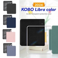 【SG】Acrylic Clear Soft TPU Back case N428 eBook Protective cover For KOBO Libra color