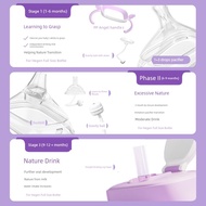 Suitable for hegen hegen Baby Bottle Direct Drinking Straw Accessories Duckbill Learning Drinking Pa