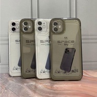 Transparent space case protect camera iphone 16 16E 16plus 16pro 16pro max 17 17pro 17pro max softca