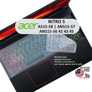 Keyboard Protector for Acer Nitro 5 AN515-58 AN515-55 43 45 51 51EZ 51BY 791P, AN515-57 AN515-56, Ni