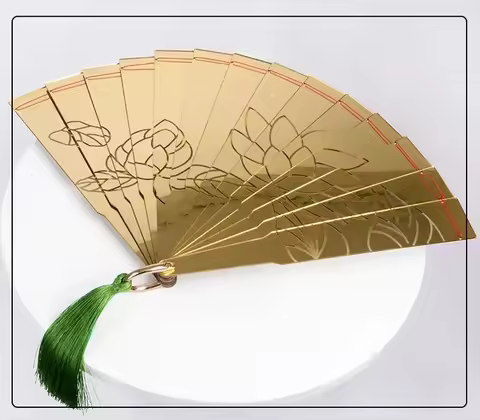 Douma Cosplay Prop Folding Fan Doma Upper Rank Two Swordsmith Village Arc Men Party Toys Halloween P