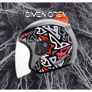 [READY STOCK] [ORIGINAL] GRAYFOSH G6 KIDS HELMET / SIRIM APPROVED /HELMET BUDAK HELMET / CHILDREN / 