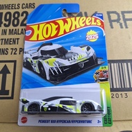 Hotwheels PEUGEOT 9X8 HYPERCAR HYPERVOITURE 2025 178/250 (kg11)