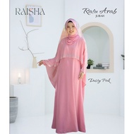 JUBAH RATU ARAB [JUBAH MANIK BATU][DUSTY PINK] | BUTIK RAISHA