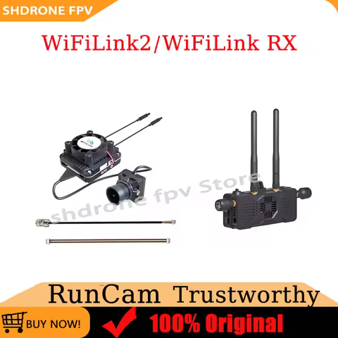 RunCam Wireless WiFiLink2 Digital HD FPV Transmitter/WiFiLinkRX Digital HD Receiver on OpenIPC for R