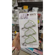 GANTUNGAN Sticky Hook/Multipurpose Mini Hanger contains 3 pcs by Mr. Diy