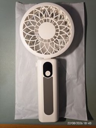 M3風扇無刷電機超大風手持摺疊小風扇 可掛頸 USB充電 21700鋰電 可換電 長續航