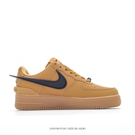 Nike AMBUSH x Nike Force AF1 Heavy Hook Joint Air Force One Low cut Sports Board Shoes Dark Grey, Bi