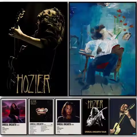 Ireland singer H-Hozier Poster HD art sticky wall waterproof home bedroom bar aesthetic decoration