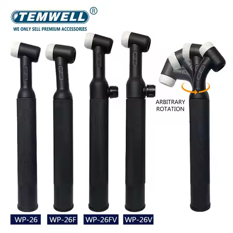 WP26FV WP26V WP26F WP26 TIG Torch Body Argon Welding Torch Head WP26 Valve Flex Air Cooled Gas Tungs