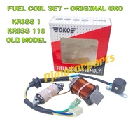 MODENAS KRISS 1 / KRISS 110 OLD MODEL (ORIGINAL OKO) FUEL COIL ASSY COIL MAGNET LAMPU STARTER LIGHTI