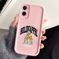 Case For OPPO A36 A76 A96 Three-Color Cycling Stone Age Phone Full Silicone Shockproof
