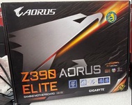 Gigabyte Z390 Aorus Elite 主板 連 Intel Core 九代 i7-9700K CPU