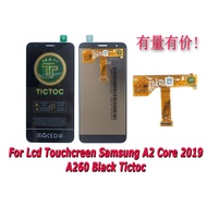(TICTOC) LCD SAMSUNG A2 CORE 2019/A260 ORIGINAL FULL SET/LCD+TOUCHSCREEN