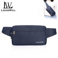 LouisWill waist pouch for men Sports Waist Pack Bag Pouches Waist Belts Bag Cross Body Bag Chest Bag