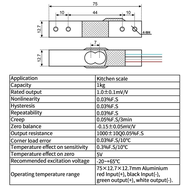 【GoS】-Digital Load Cell Weight Sensor-4 Sets 1KG Load Cell HX711 AD Weighit Amplifier Module Pressur