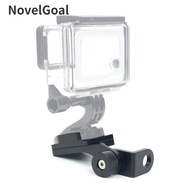 NovelGoal Mount Holder For Motorcycle Accessories Handlebar Mirror Stand Bicycle Cycling Support For GoPro Hero 9 8 Action Camera