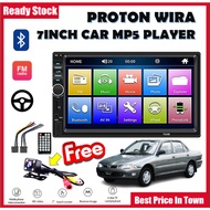 Proton Wira Car MP5 Player 7018B 7 Inch TFT Screen Double 2 DIN Car FM Stereo Radio Player Kereta Pl