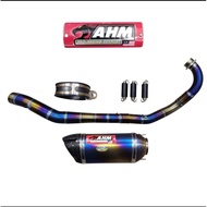 LC135 Y15ZR AHM EXHAUST TITANIUM MUFFLER AHM
