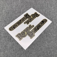 2Pcs Reflective Royal Enfield Bullet Constellation Continental Motorcycle Stickers Bike Cycle Decals