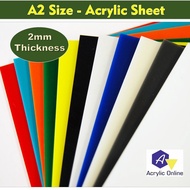 2mm Acrylic sheet - A2 size - - Cast Acrylic