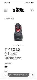 iron steel T4601 安全鞋地盤鞋HDry®防水技術安全鞋