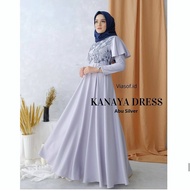 Baju Wanita Terbaru Gamis Dewasa Dress Kondangan Model Terbaru KANAYA DRESS MAXMARA MIX BRUKAT