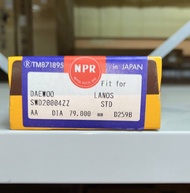 แหวนลูกสูบ CHEVROLET OPTRA 1.6 SIZE STD STARDARD ยี่ห้อ NPR เบอร์สินค้า SWD20004