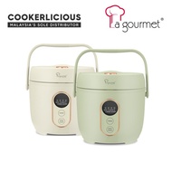La gourmet Electric 0.8L Rice Cooker Digital - Ceragan Ceramic Non-stick Coating, Up To 8x More Scra