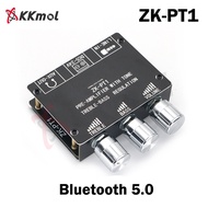 Original KKmol ZK-PT1 Bluetooth 5.0 เครื่องถอดรหัสเสียงสเตอริโอ RECEIVER Tone Control Board Volume Controller Treble Bass Tonal Amplifier Preamp ลูกบิดสำหรับเครื่องขยายเสียง ZK PT1 DC5-12V