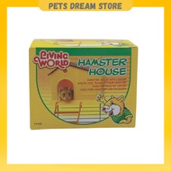 Living World Hamster House with Step Ladder Hide out small animals exercise toy hamster sleep space