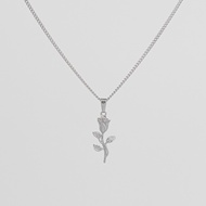 2HYPE ROSE PENDANT SILVER