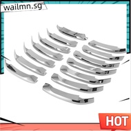 14 PCS Car Chrome Front Grill Decoration Strips Cover Trim Silver ABS Automotive Supplies for  X1 F4