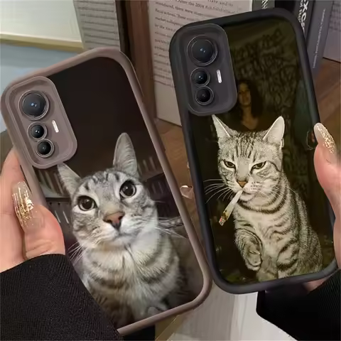 Fashion Cat Pattern Case For Xiaomi Poco X7 X6 X5 X3 NFC F7 F6 F5 F3 M7 M6 Pro 4G 5G Mi 12 11 Lite N