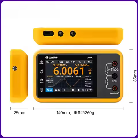 DM40 A/B/C Digital Multimeter Oscilloscope Signal Generator 3 in 1 50M Sample rate Voltage Diode Han