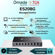 ES208G Omada 8-Port Gigabit Easy Managed Switch