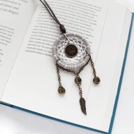 星座守護丨巨蟹座 手工編織 生日禮物 設計 捕夢網項鍊 長項鍊