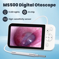 Video Endoscope Digital Otoscope Ear Camera 3.9mm 5 Inch HD 1080P for Ear Cleaning for Kids and Adul